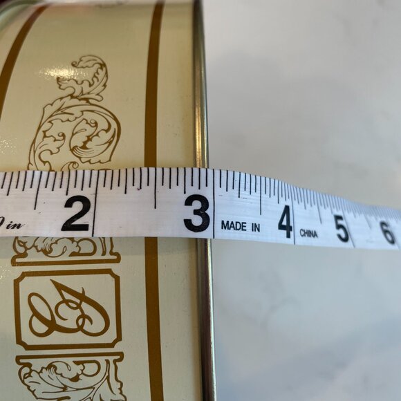 Currier & Ives Large Cookie Tin Vintage 1990's New - Picture 7 of 7